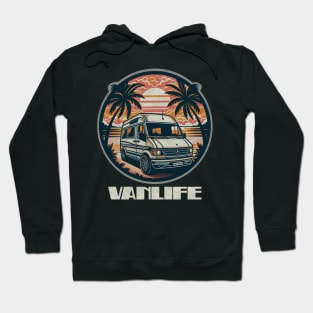 Sprinter van camper conversion sunset Hoodie